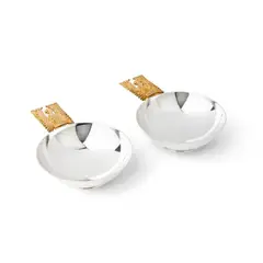 Jocelyn Burton, PAIR OF 'ST PAUL'S' BOWLS, 1975, 1975, silver and gilt