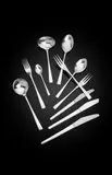 David Mellor, RARE 'EMBASSY' CUTLERY SET, 1971/2, 1971, silver and stainless steel