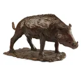 Laurence Broderick, WILD BOAR, patinated bronze