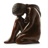 Laurence Broderick, GIRL WITH HAIRBAND, patinated bronze