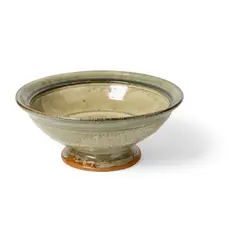 Richard Batterham, LARGE FOOTED BOWL, stoneware