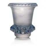 Lalique, QUATRE TÊTES DE FEMMES ET RAISINS VASE