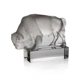 BISON PAPERWEIGHT, NO. 1196 by René Lalique, sold May 2025
