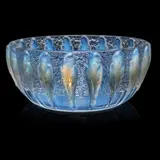 PERRUCHES BOWL, NO. 914 by René Lalique, sold May 2025
