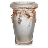 QUATRE CIGALES ET HERBES FLEURIES VASE, CP119 by René Lalique, sold May 2025