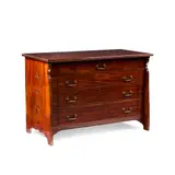 Charles Eastlake, AESTHETIC MOVEMENT SECRETAIRE CHEST OF DRAWERS, CIRCA 1880, 1880, mahogany