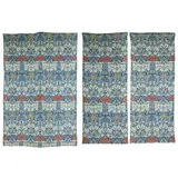 William Morris, GROUP OF THREE ‘TULIP & ROSE’ PATTERN TEXTILE PANELS, CIRCA 1880