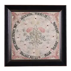 May Morris, ‘MAIDS OF HONOUR’ EMBROIDERED PANEL, CIRCA 1890, 1890