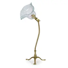 William Arthur Smith Benson, ARTS & CRAFTS TABLE LAMP, CIRCA 1900, 1900, brass