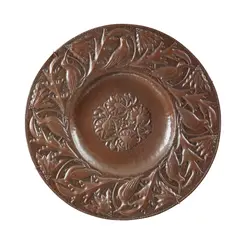 John Pearson, ARTS & CRAFTS CHARGER, 1889, 1889, repoussé-decorated copper