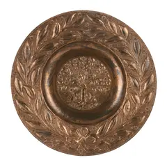 John Pearson, ARTS & CRAFTS CHARGER, 1893, 1893, repoussé-decorated and incised copper