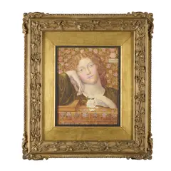 Harold Rathbone, MONNA ROSA (AFTER ROSSETTI)