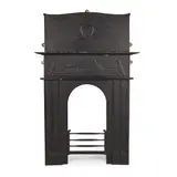 Charles Francis Annesley Voysey, FIREPLACE, CIRCA 1900, 1900, cast iron and painted wood