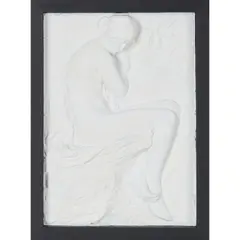 Harry Bates, 'CUPID' AND 'PSYCHE', A PAIR OF FRAMED PANELS, CIRCA 1890, 1890