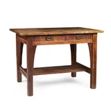 Gustav Stickley, LIBRARY TABLE, CIRCA 1907, 1907, oak and copper