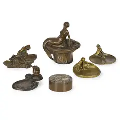 Clio Hinton Bracken, ART NOUVEAU VIDE POCHE, 1899, 1899, bronze