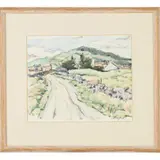 Ernest Archibald Taylor, ‘A BEND IN THE ROAD’