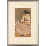 Helen Paxton Brown, LADY IN A PINK DRESS, 1901, 1901