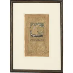 Jessie M. King, ‘MAY FORTUNE’S FAERIE BARQUE’, 1907, 1907, printed paper hand-coloured with gold and silver paint