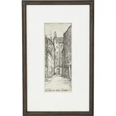 Jessie M. King, ‘A CLOSE IN HIGH STREET’, CIRCA 1912, 1912, pen and ink on vellum