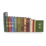 Talwin Morris, LARGE COLLECTION OF WORKS IN BINDINGS DESIGNED BY MORRIS, original red cloth gilt with enamel-effect decoration in light and dark green