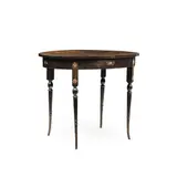 George Henry Walton, RARE OCCASIONAL TABLE, CIRCA 1896, 1896, dark stained beech