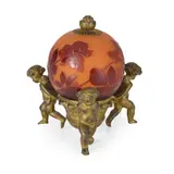 ART NOUVEAU PERFUME BURNER, CIRCA 1920 by Galle, 1920, cameo glass, sold Apr 2025