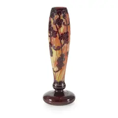 Charles Schneider, 'PERLIÈRES' LE VERRE FRANCAIS VASE, CIRCA 1925, 1925, acid-etched glass