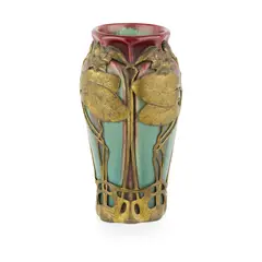 Eugène Baudin, ART NOUVEAU VASE, CIRCA 1900, 1900, glazed earthenware