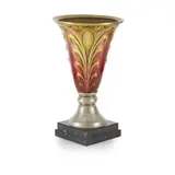 Camille Fauré, ART DECO VASE, CIRCA 1920, 1920, enamel on brass