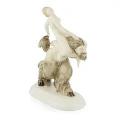 Friedrich Heuler, 'FRUHLINGSLUST' FIGURE GROUP, CIRCA 1923, 1923, porcelain