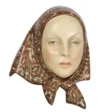 Helen König Scavini, ART DECO WALL MASK, 1938, 1938, ceramic