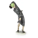 Helen König Scavini, 'COLPO DI VENTO', 1932, 1932, polychrome earthenware