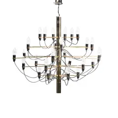Gino Sarfatti, 2097/30 CHANDELIER, DESIGNED 1958, LATER MANUFACTURE, 1958, brass finish