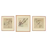 Elyse Ashe Lord, THREE COLOURED ETCHINGS, CIRCA 1930