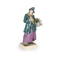 Charles Vyse, 'THE PEDLAR', CHELSEA POTTERY FIGURE, 1926, 1926, painted and glazed pottery, CV/ CHELSEA/ 1926