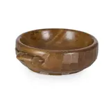 Robert 'Mouseman' Thompson, MINIATURE BOWL, 1980'S, 1980, burr oak