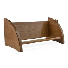 BOOK TROUGH, 1950's/1960's by Robert 'Mouseman' Thompson, 1950, oak, sold Apr 2025