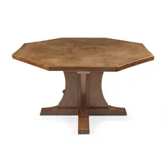 Robert 'Mouseman' Thompson, OCTAGONAL DINING TABLE, 1950's, 1950, oak