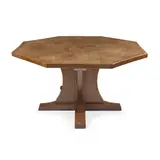 Robert 'Mouseman' Thompson, OCTAGONAL DINING TABLE, 1950's