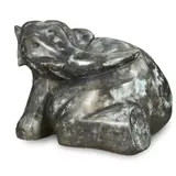 Laurence Broderick, 'INDIAN ELEPHANT CALF', patinated bronze