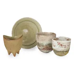 Waistel Cooper, THREE FOOTED BOWL, stoneware