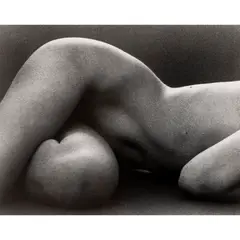 HIP HORIZONTAL, 1975 by Ruth Bernhard, 1975, lifetime gelatin silver print on Kodak paper, sold Oct 2024