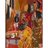 Avigdor Arikha, THE MOURNERS, c.1950s