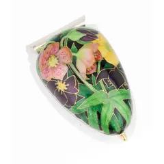 Fred Rich, FLORAL BOX, 2000, 2000, silver and cloisonné enamel