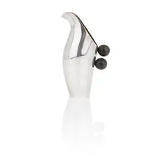 Tara Coomber, JUG, silver and gilt with ebony handle