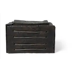 Jim Partridge, BOX, scorched oak and steel