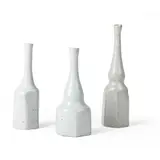 Akiko Hirai, THREE 'MORANDI' BOTTLES, stoneware