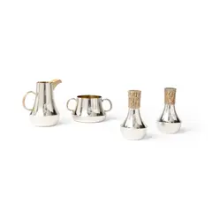 Christopher Nigel Lawrence, CONDIMENT SET, 1981-4, 1981, silver and gilt
