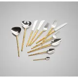 Stuart Devlin, 8 PIECE FLATWARE SERVICE, 1968, 1968, silver and silver gilt,